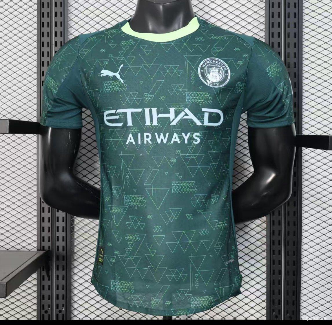 Camiseta de fútbol Manchester City 2025/26 TERCERA MANGA CORTA VERSION JUGADOR